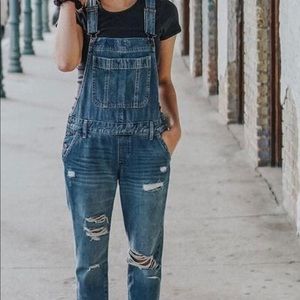 Abercrombie and Fitch overalls